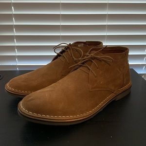 Steve Madden Men’s Hacksaw 215 Chukka Boot, Tan Suede, Size 12 M US
